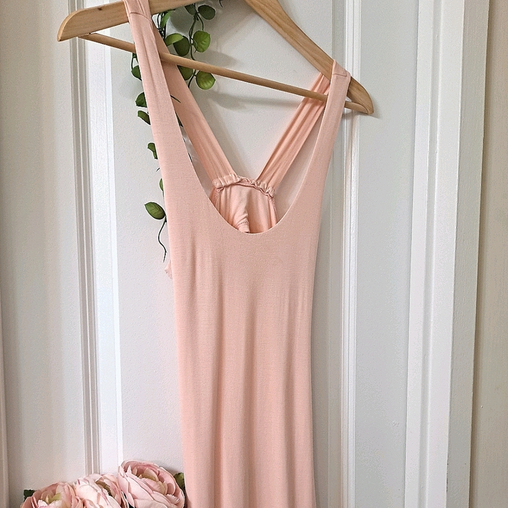 Coral Midi Dress